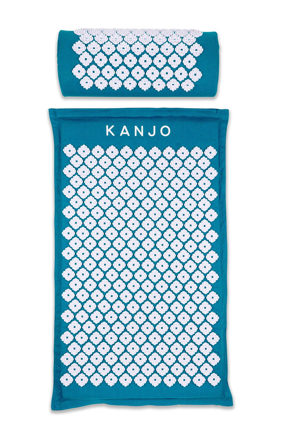 Acupressure Mat and Pillow Set for Back Pain Relief & Neck Pain Relief (Standard Sapphire)