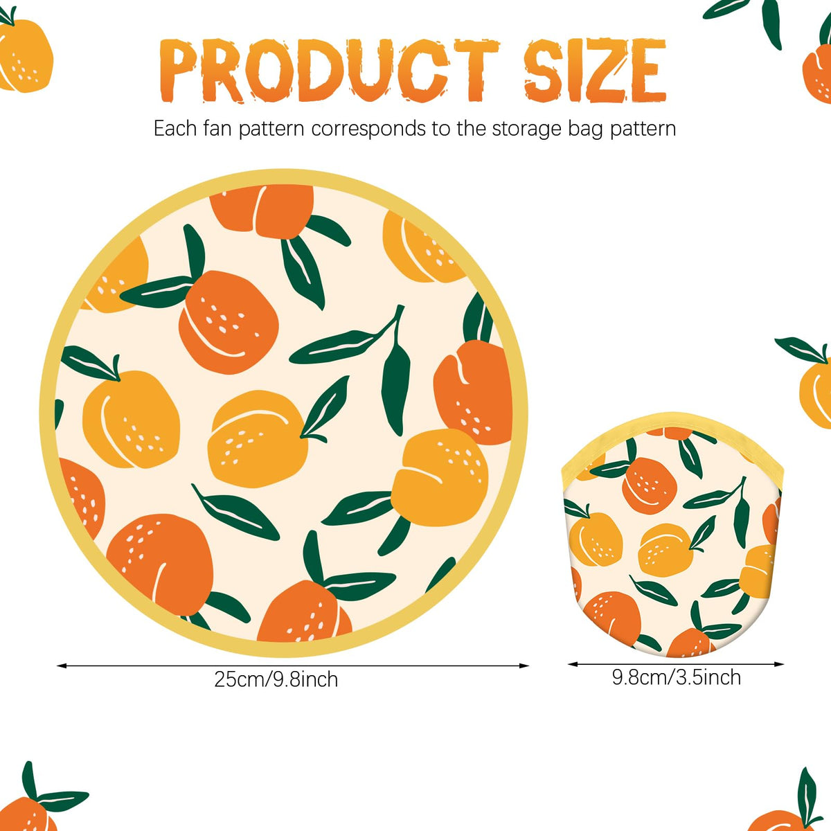 24 Pcs Vibrant Style Foldable Hand Fans Flying Disc 8 Style (Vibrant Style)