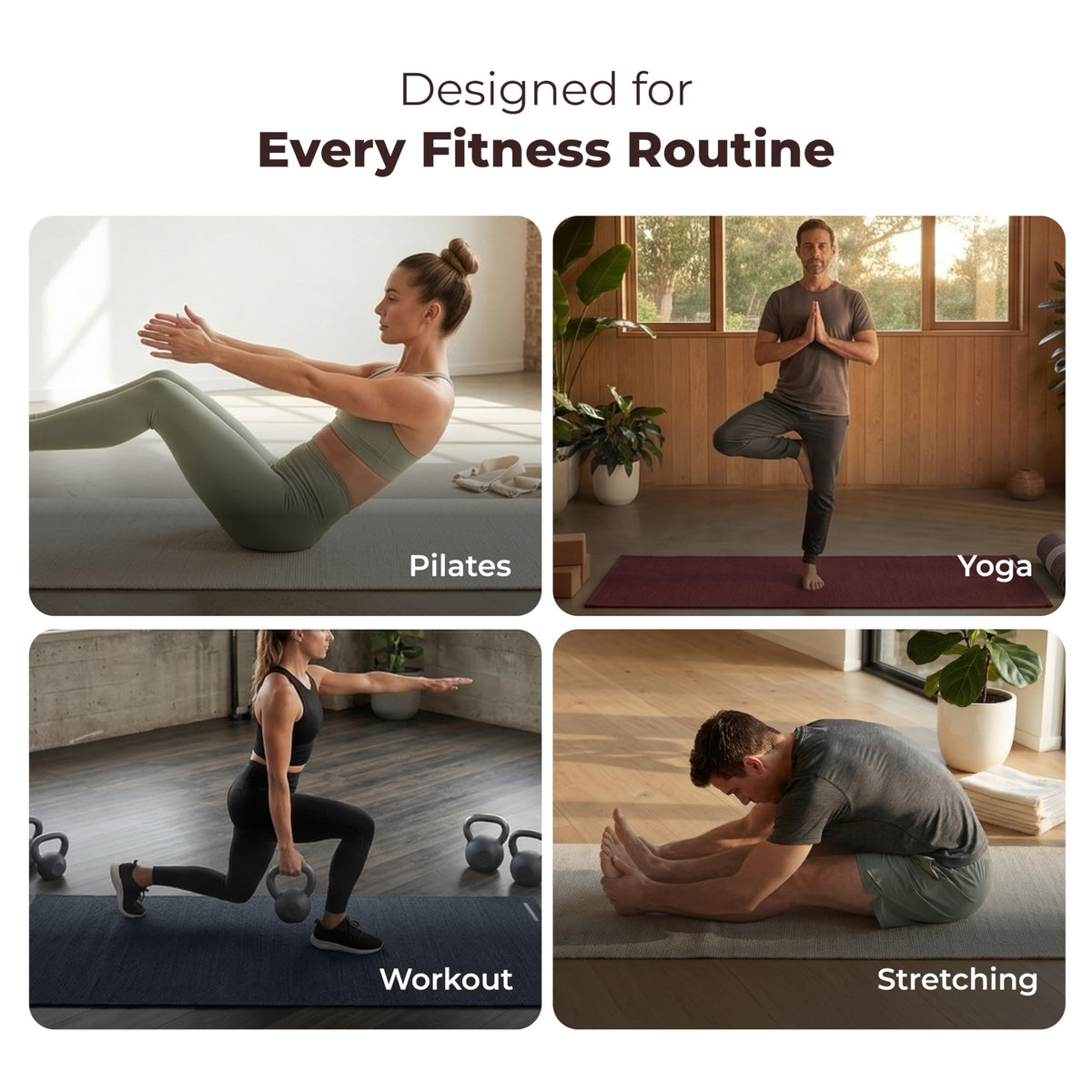 Organic Cotton Woven Yoga Mat (Natural Cotton)
