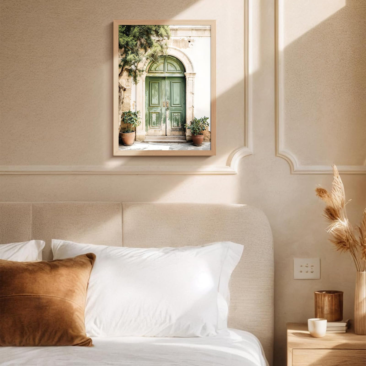 Mallorca Green Door Wall Art (Window / 12"L x 16"W)