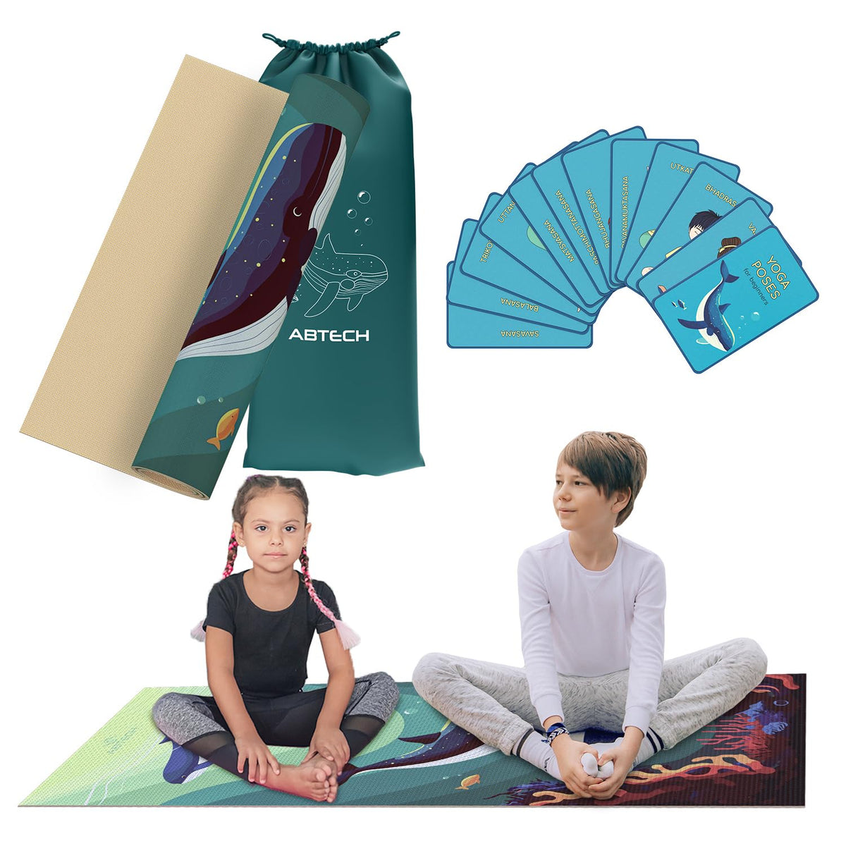 Sealife Kids Yoga Mat Set (Under the Sea)