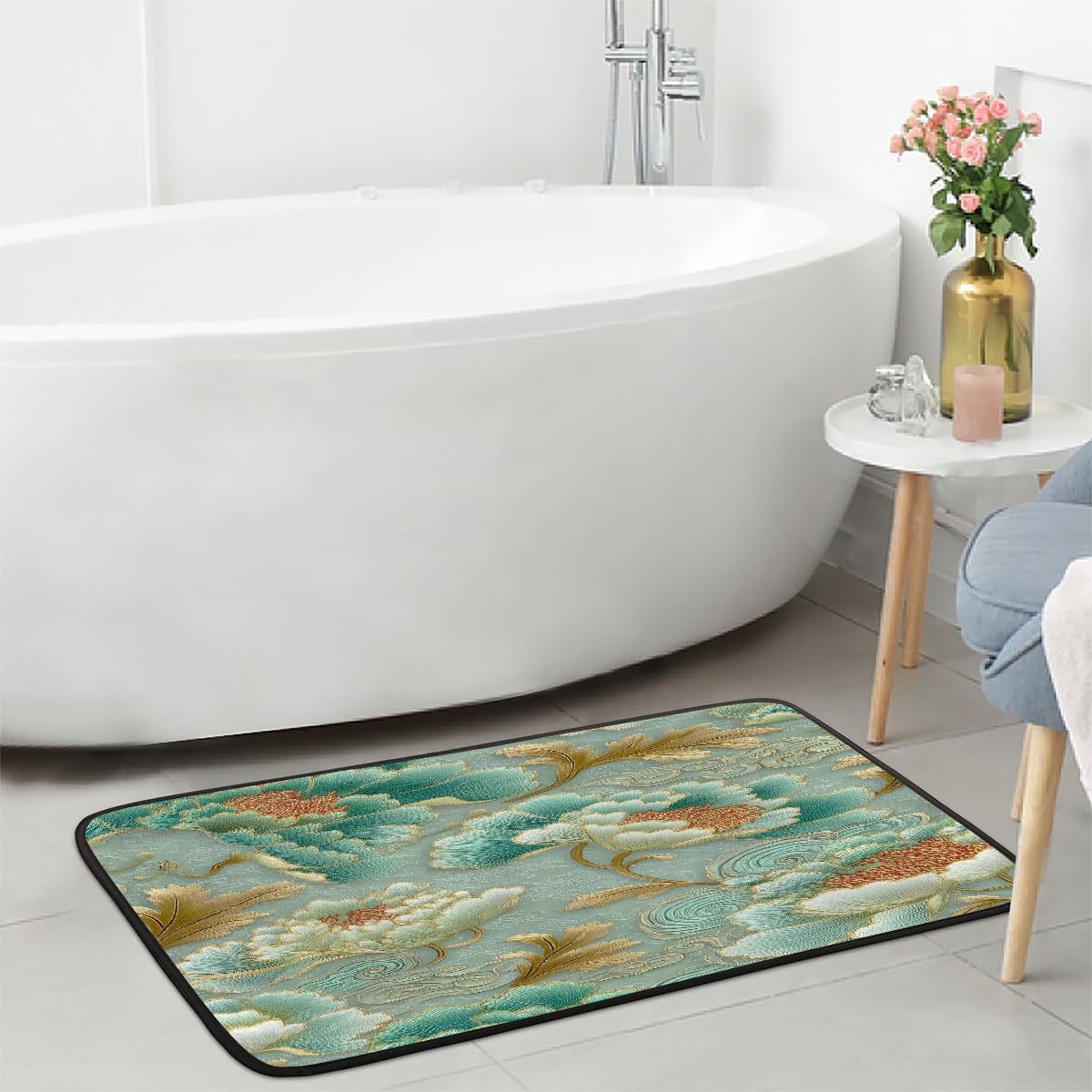 Ethnic Kitchen Rugs Kitchen Mats Non Slip Floor Mat (Color 6)