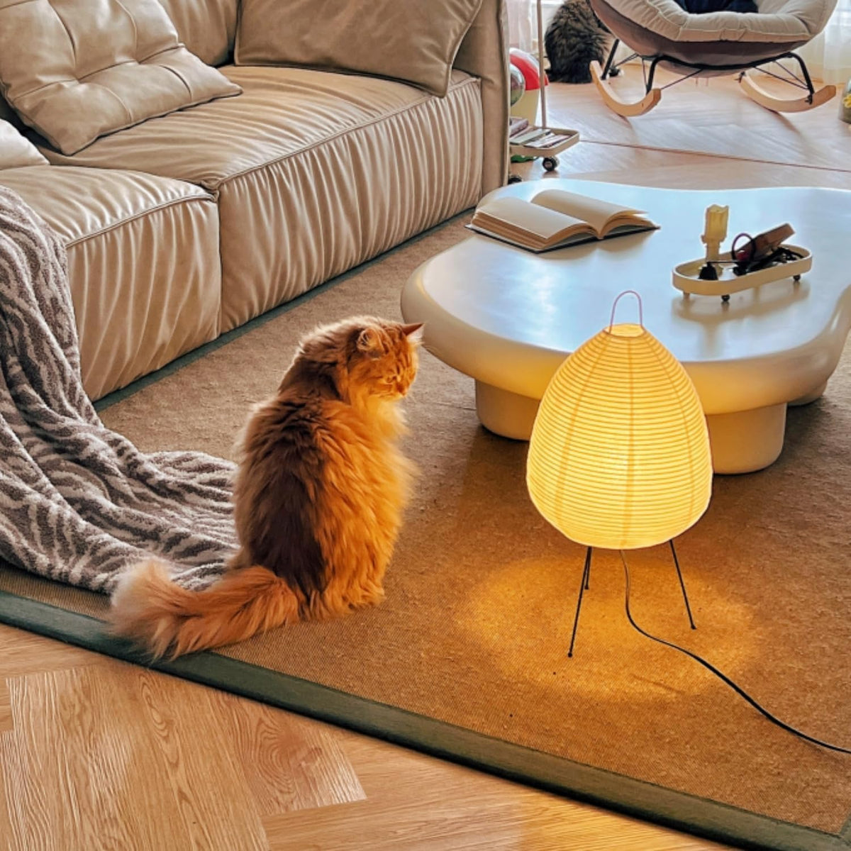 Rice Paper Lamp (9.4"x18.7")