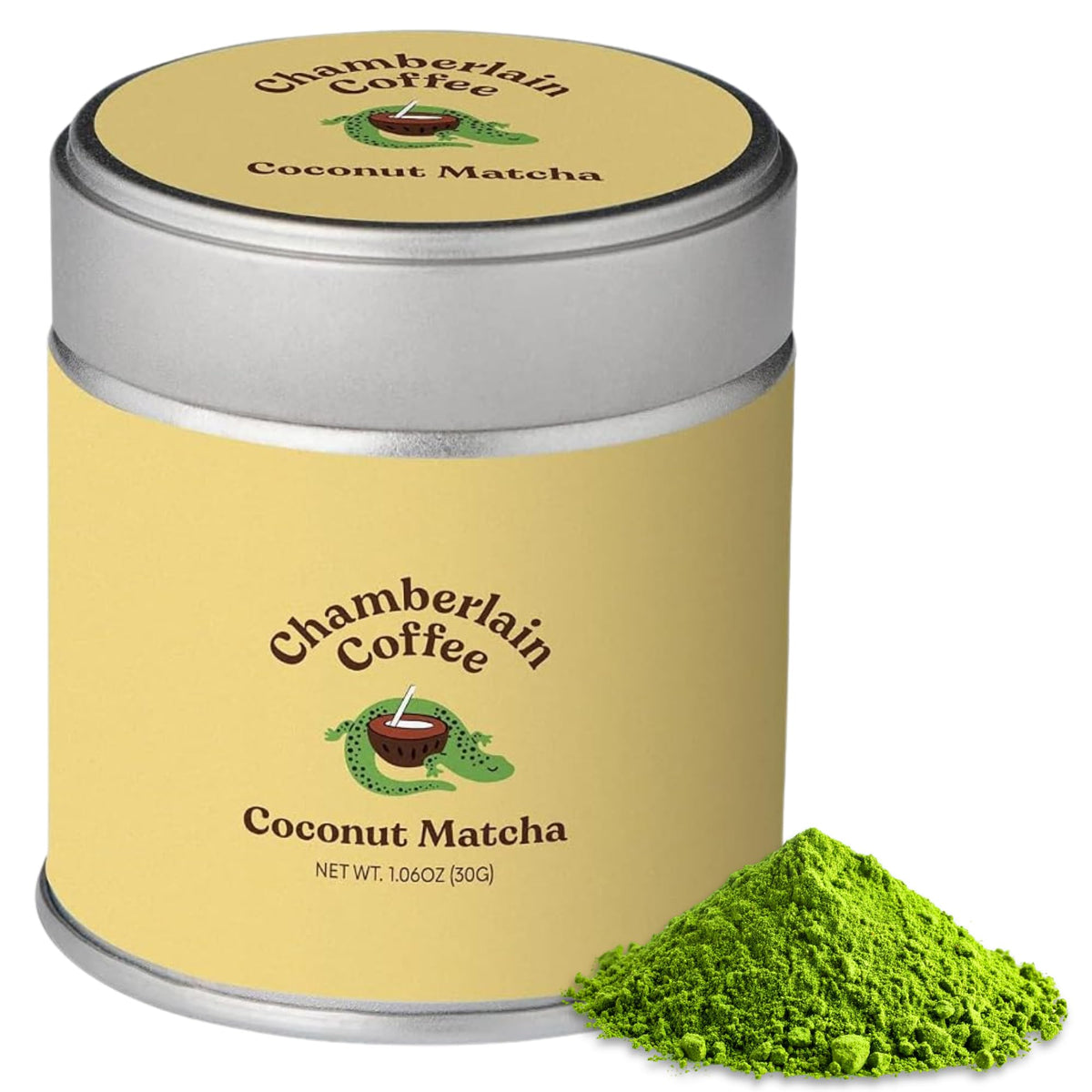 Limited Edition Coconut Flavored Matcha Tin (1.06 Ounce (Pack of 1))