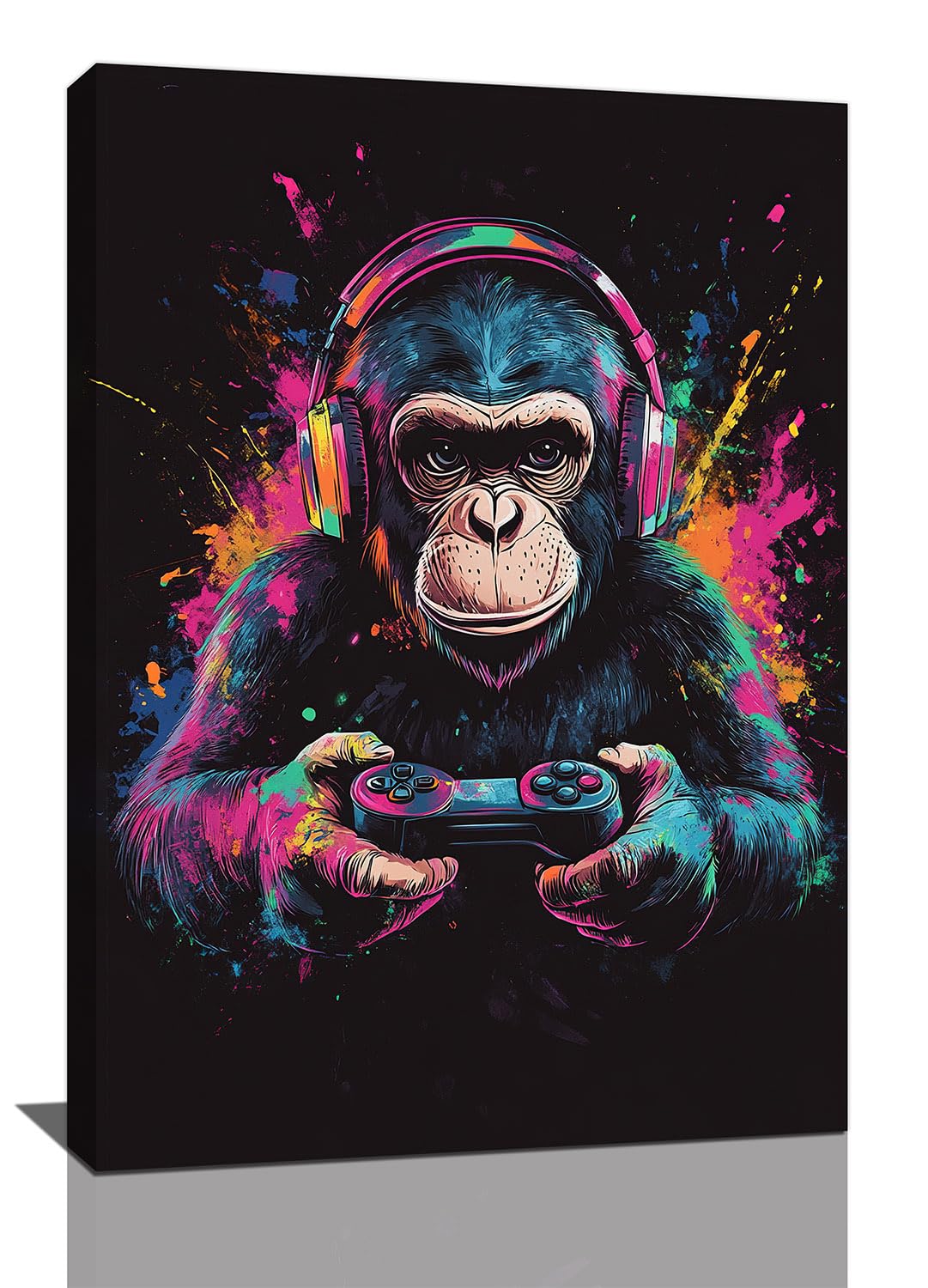 Gorilla Wall Art (24"L x 16"W / Video Game Gorilla)