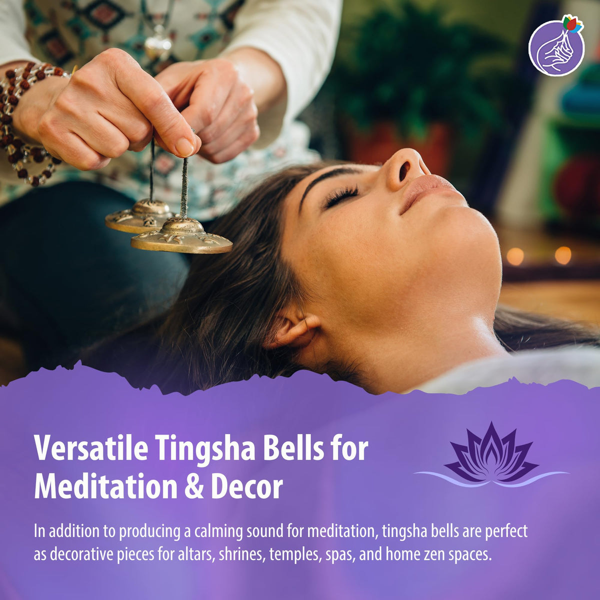 2.5 In Plain Tibetan Tingsha Bells Meditation Yoga Chimes (Plain / 2.5 Inches)