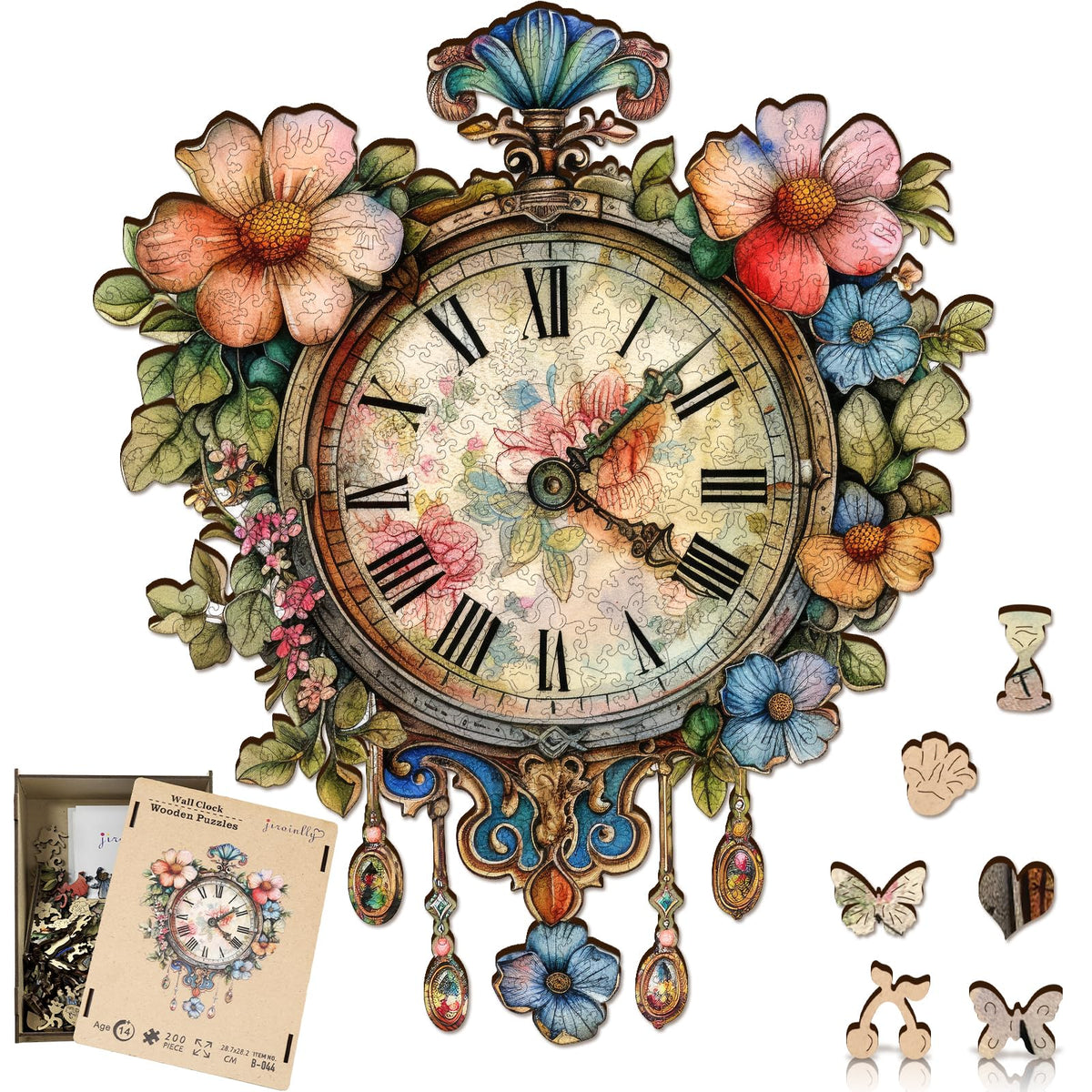 Wooden Puzzles for Adults (200Pcs / Wall Clock)