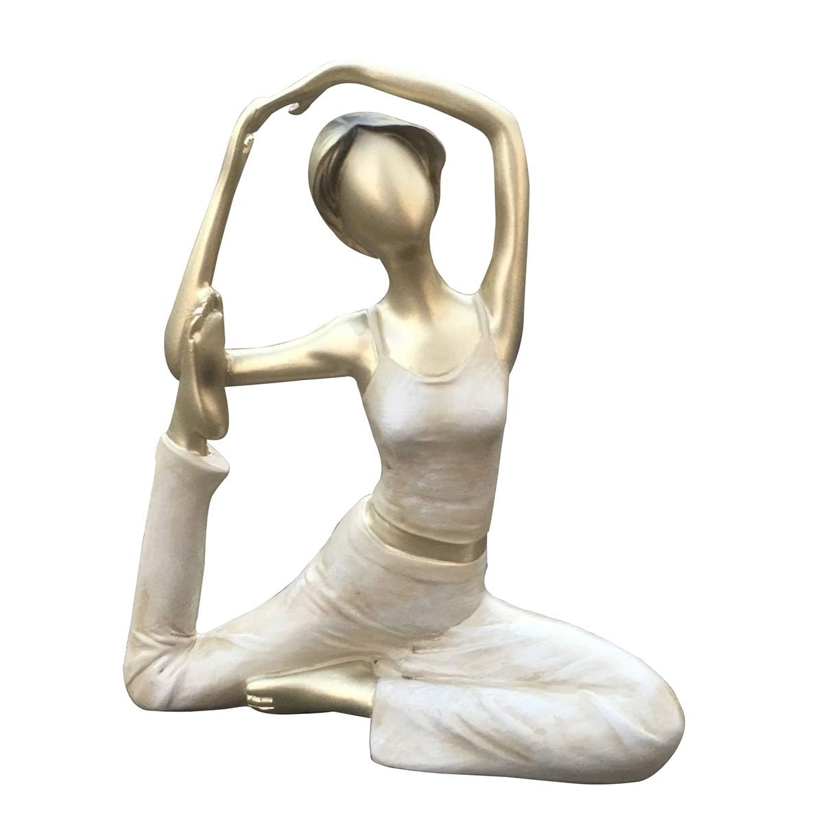 Abstract Yoga Girl Aesthetic Gold Yoga Pose Figurine Female Meditation (Style3)