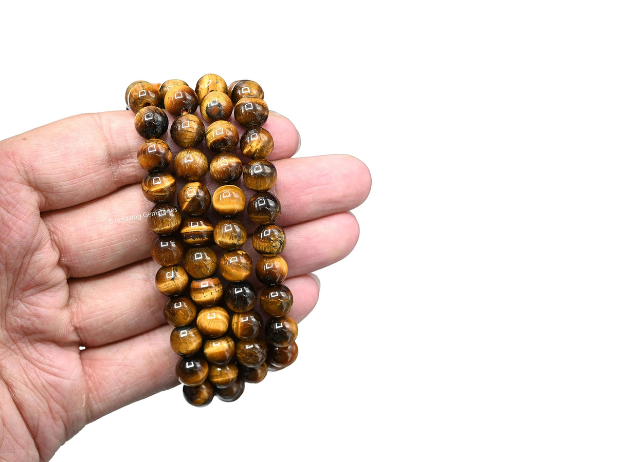 Tiger Eye Mala (Tiger Eye / Plain)