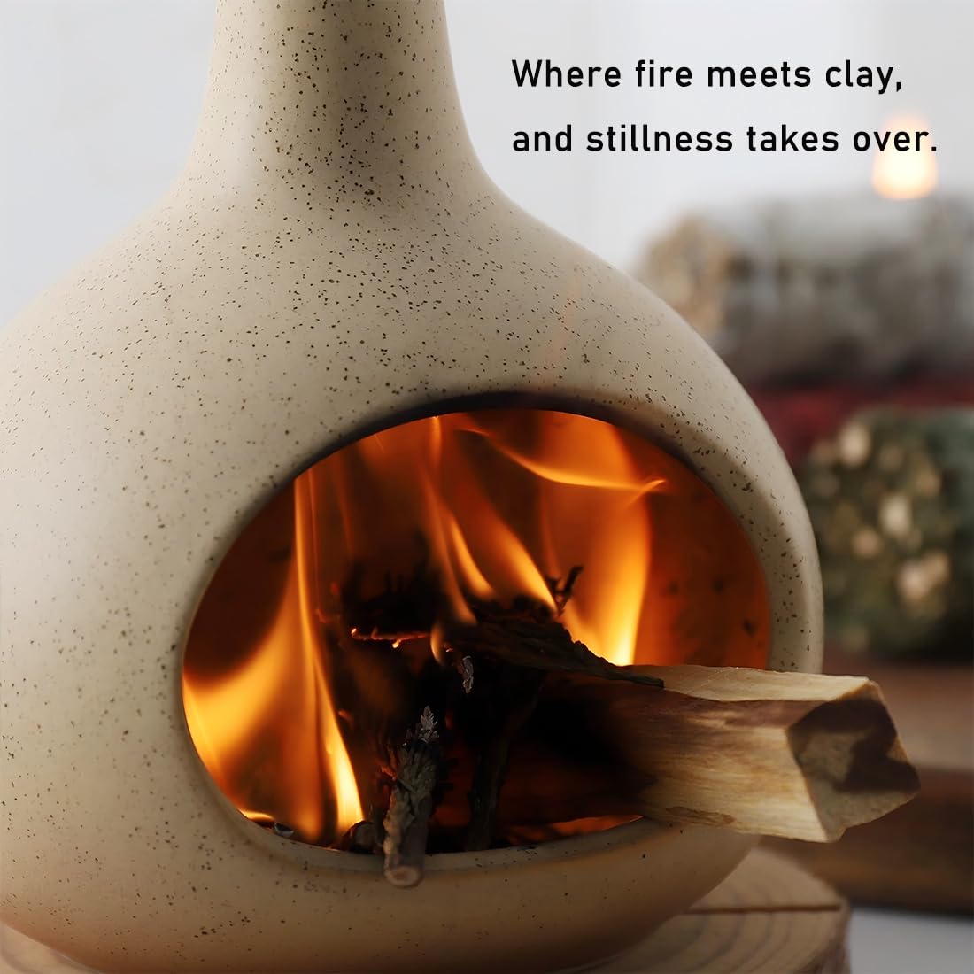 Ceramic Incense Holder (Milky White 01)