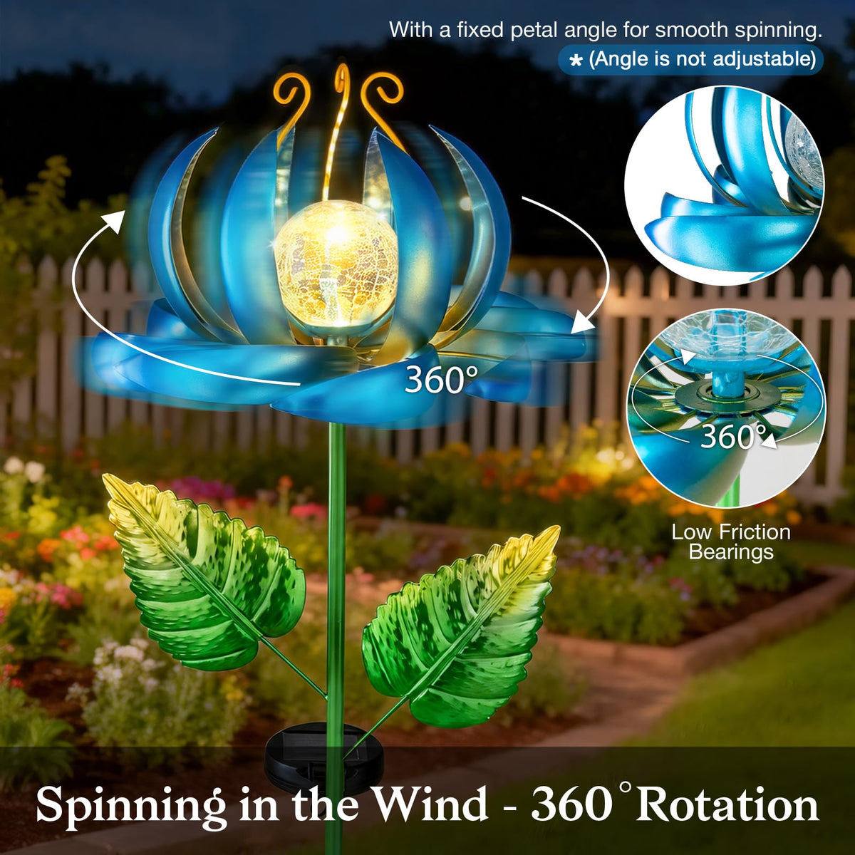 Solar Wind Spinner Lights (Blue-large)