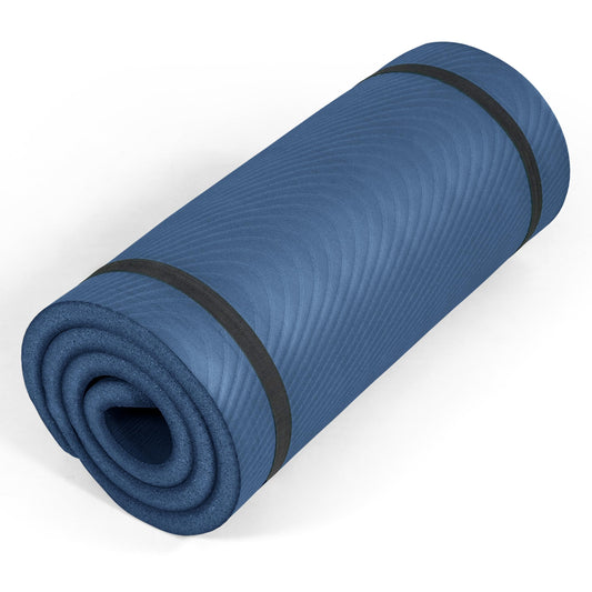 1" Extra Thick Yoga Mat (Wave / Blue)