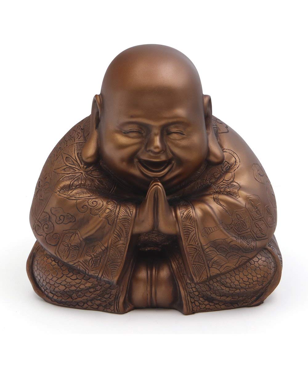 Majestic and Cheerful Happy Buddha (Bronze)