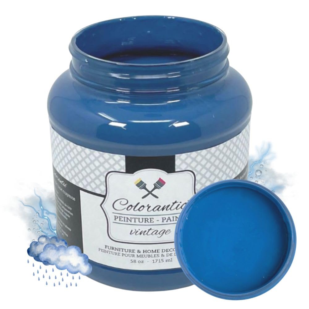 SUMMER STORM Chalk Paint for Furniture DIY (Summer Storm / 58 Fl Oz (Pack of 1))