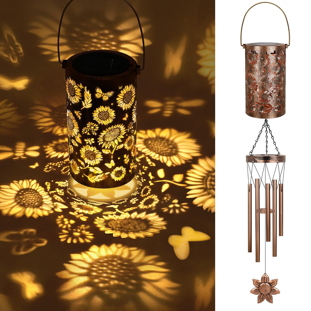 Solar Wind Chimes for Outside