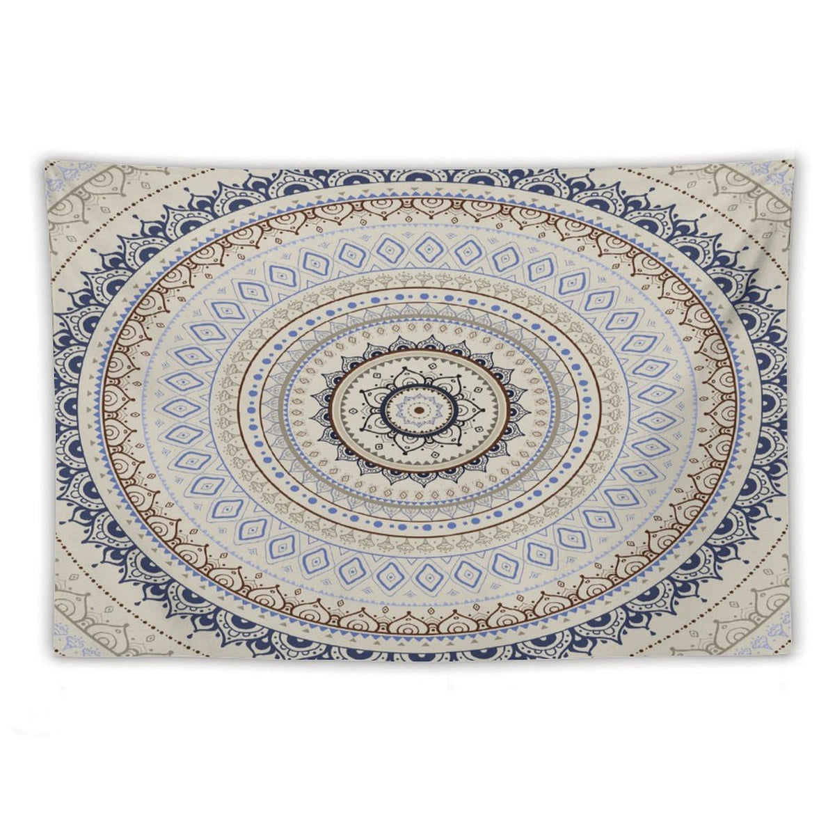 Mandala Tapestry Wall Hanging Retro Eastern Backdrop Swirled Cosmic Lotus Yoga Boho Artwork Tapestries Home Decor for Living Room Bedroom Farmhouse Apartment Dorm 60"x90" (60"L x 90"W / Mandala-44)