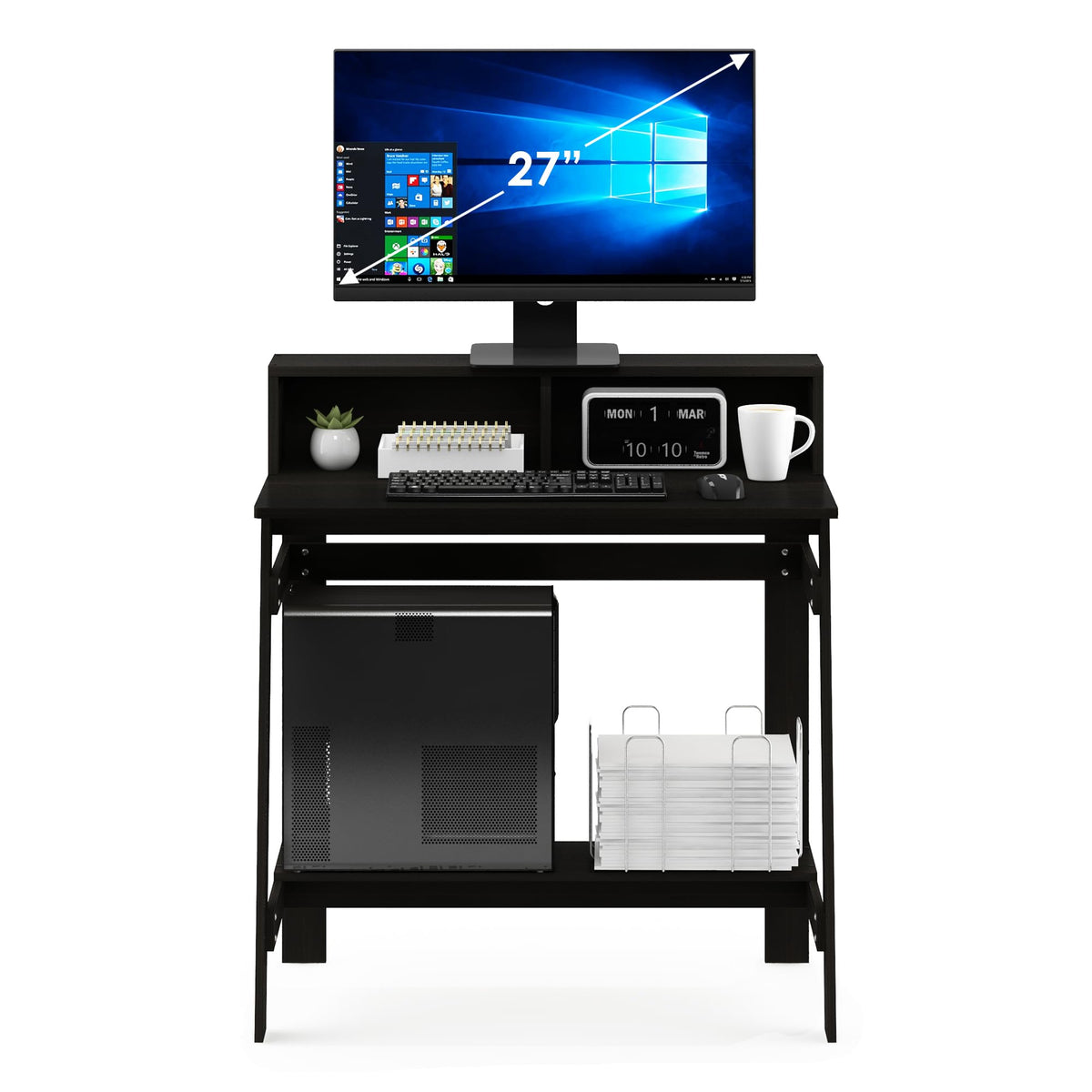 Simplistic 31 (Black Espresso / 32" Wide A-Frame Design)