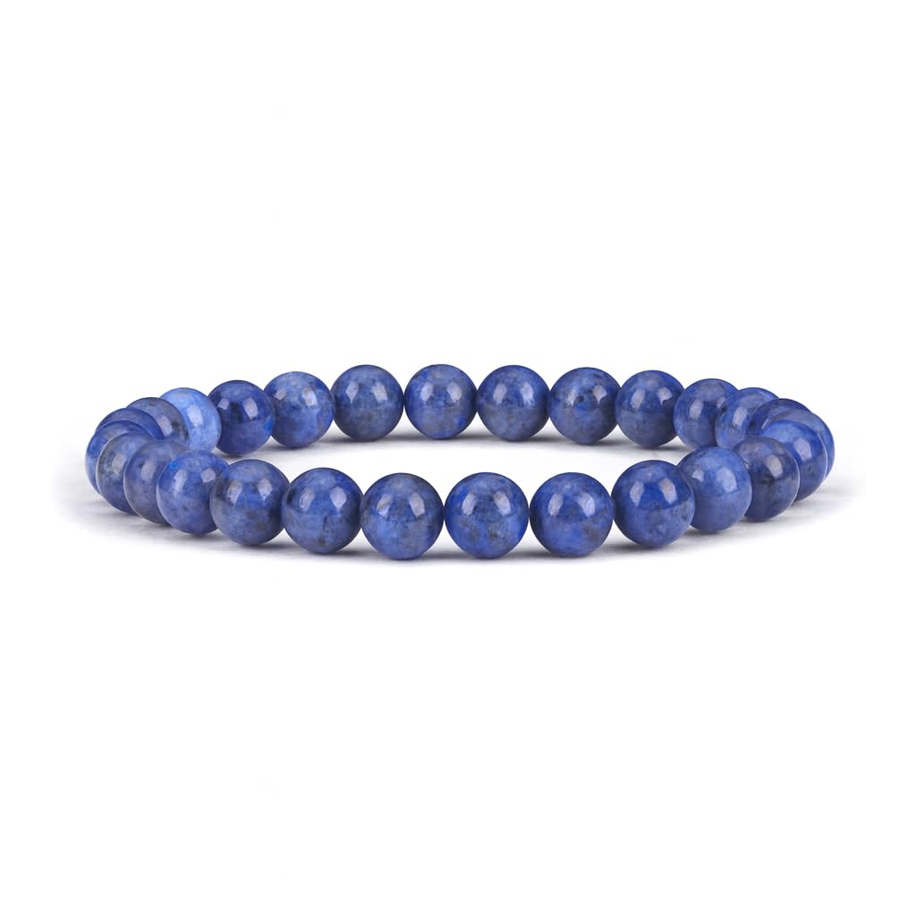 Dumortierite Bracelet 8mm Beaded Bracelet (Dumortierite / Large)