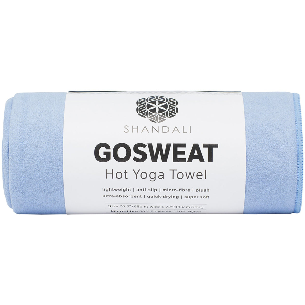 Hot Yoga Towel (Placid Blue / 72.00" x 26.50")