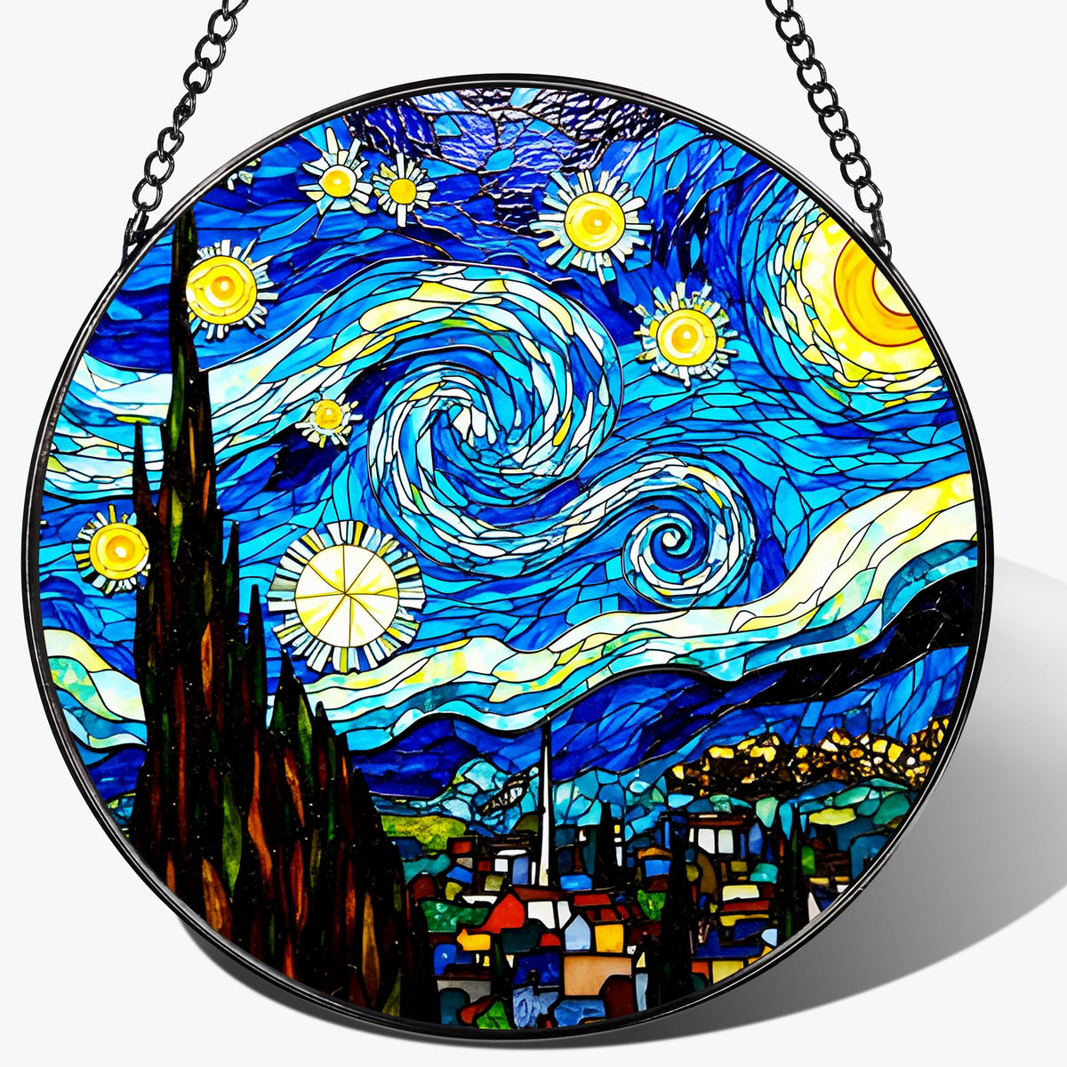 8'' Van Gogh Starry Night Sun Catcher Ornament (Starry Night)