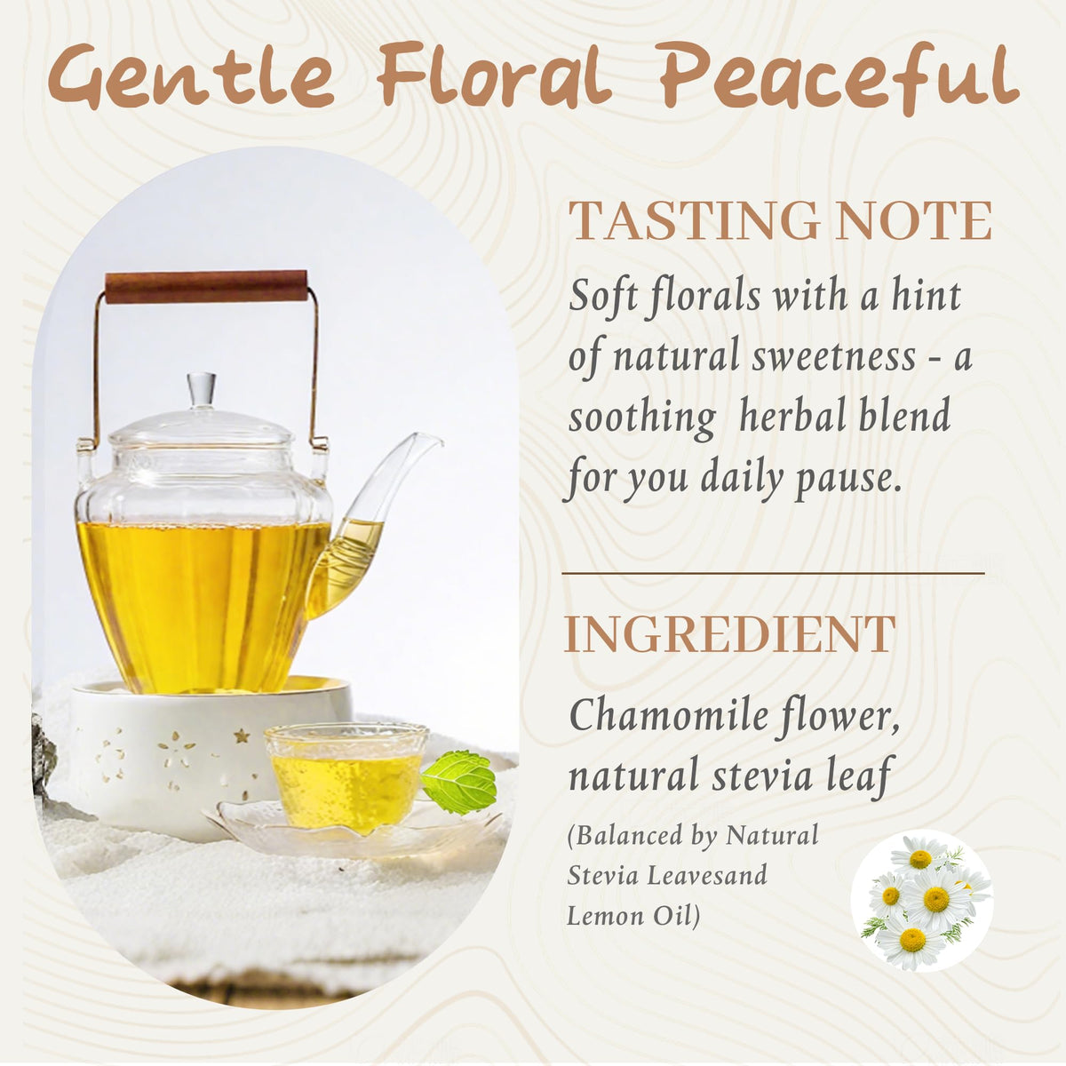 Chamomile Herbal Tea Pods for K
