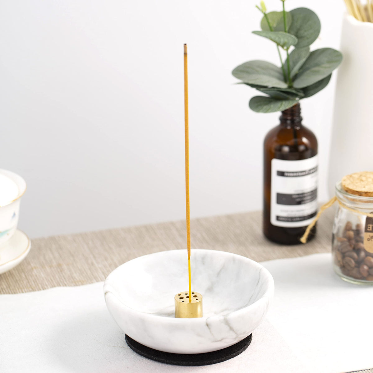 Incense Holder (Grey and White)