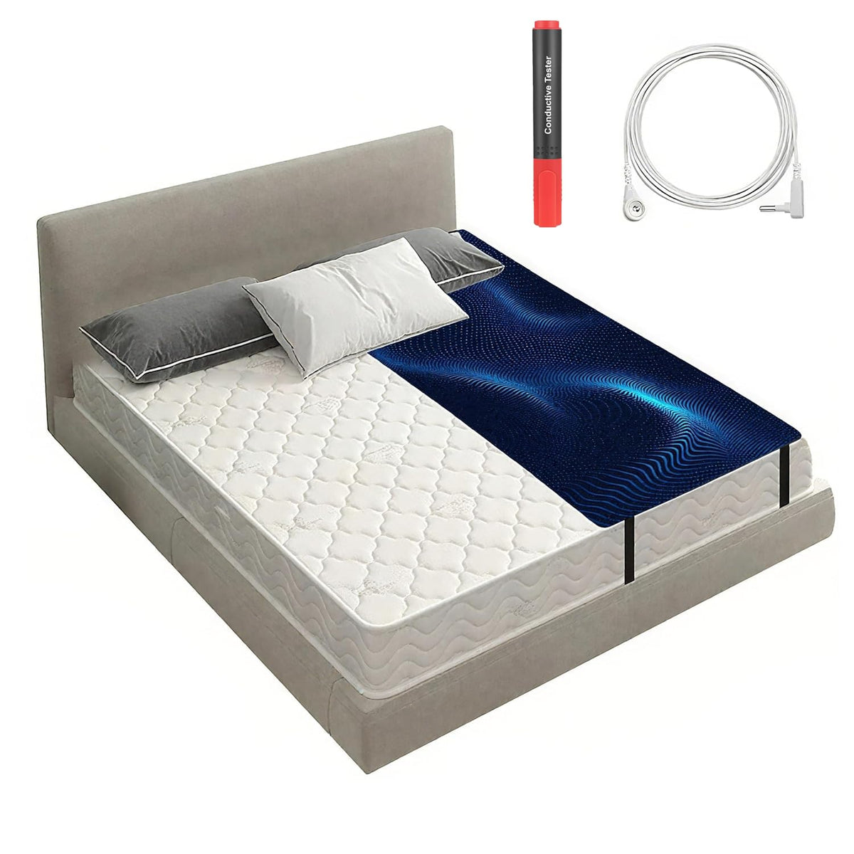 Grounding Mat for Bed with Anti (27*76 / Black)