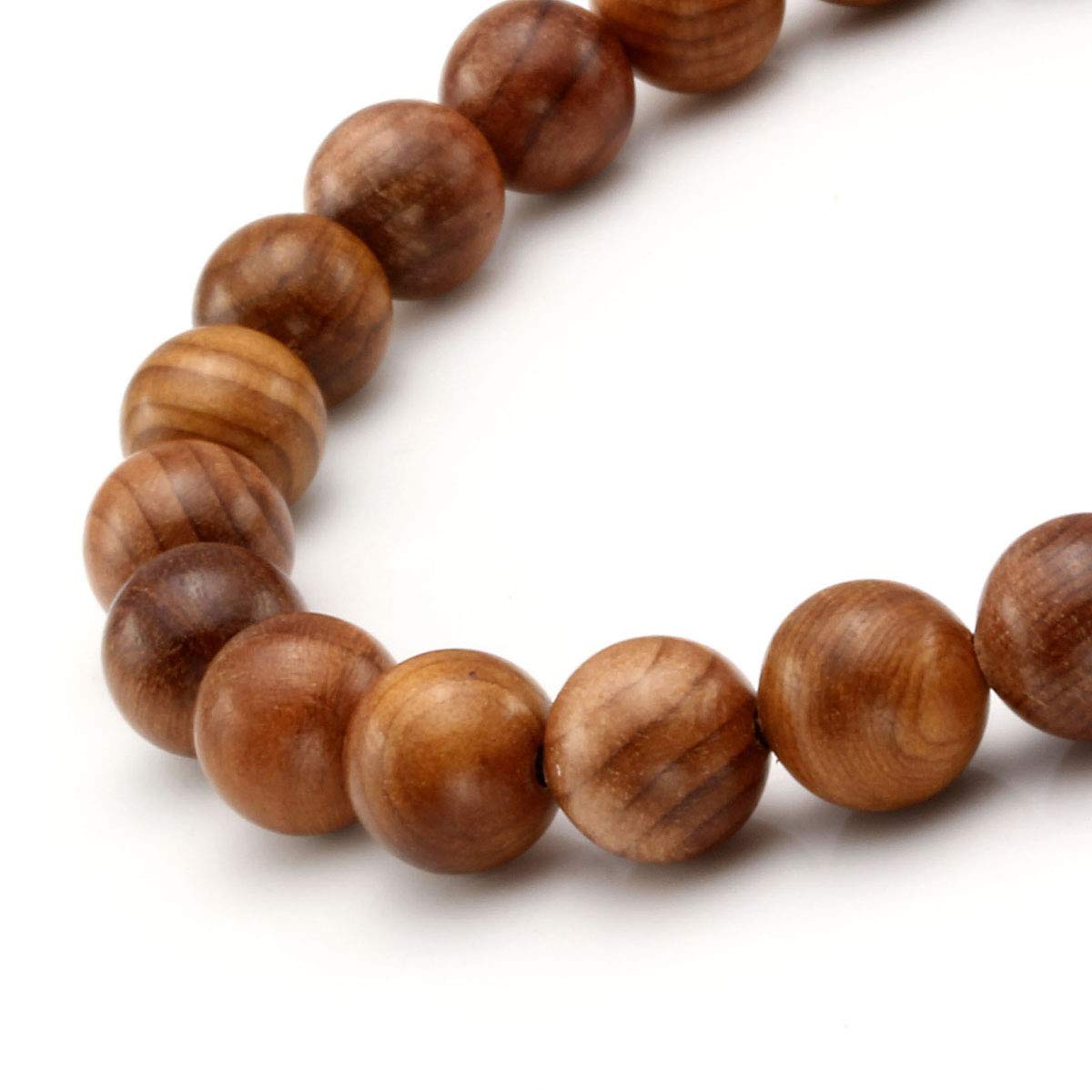 4 Pcs Wooden Beaded Wristbands for Women Men Meditation Prayer Wooden Beads Bracelet Set for Woman Man (A2: 4 PCS 8mm)