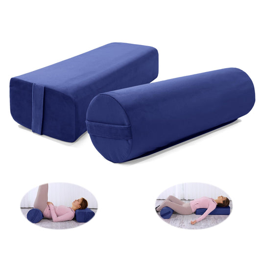 Yoga Bolster Set (Blue)