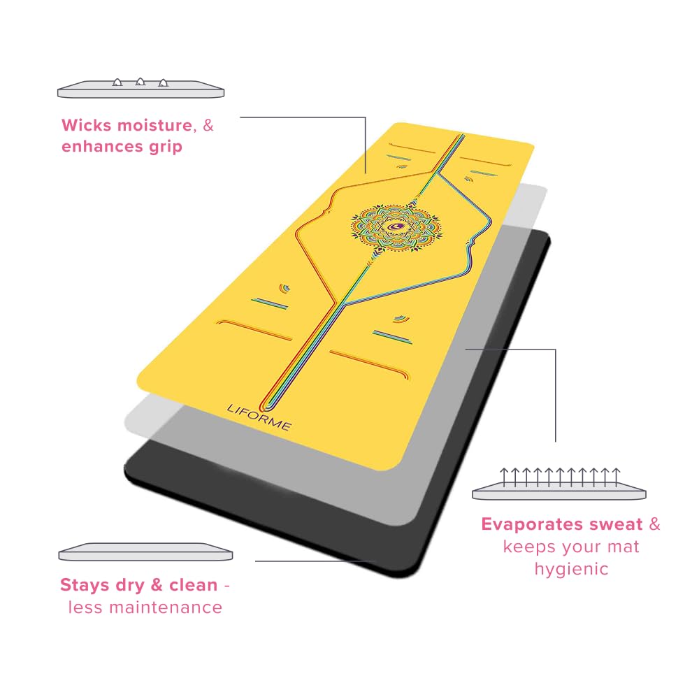 Travel Yoga Mat (Yellow)