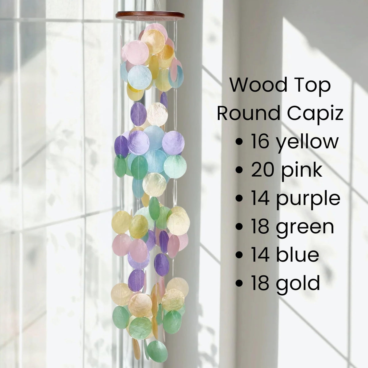 Asli Arts Collection (40 Inches Light Rainbow)
