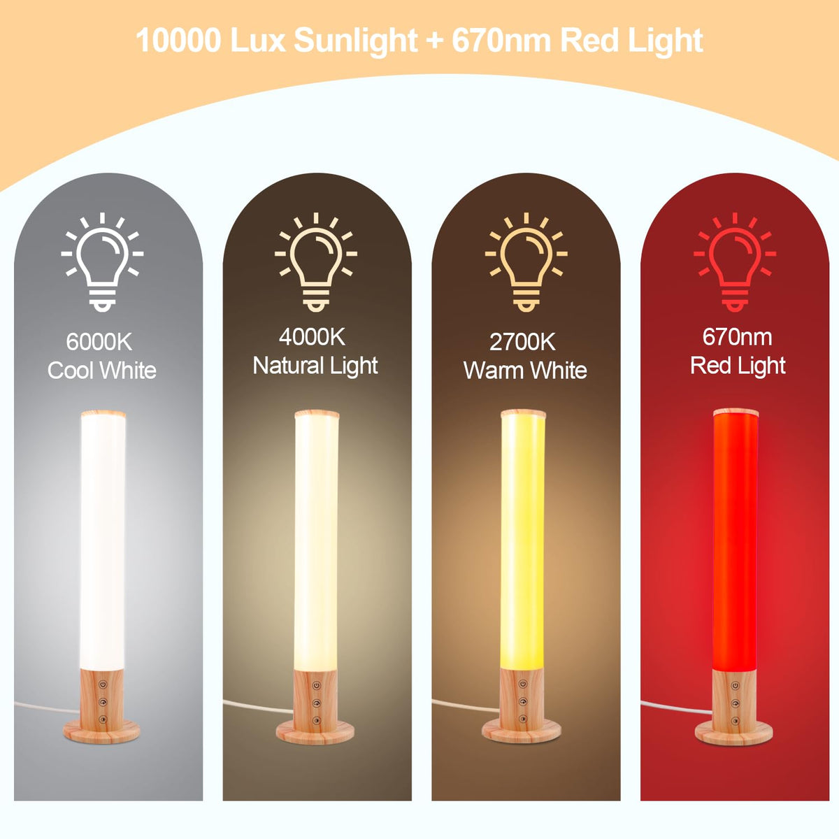 Light Therapy Lamp (Cylinder)