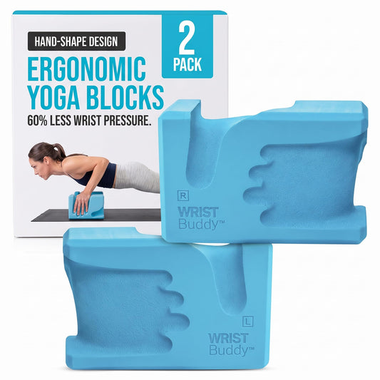 WRISTBuddy® Yoga Blocks 2 Pack (Teal)