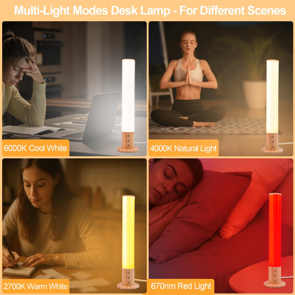 Light Therapy Lamp (Cylinder)