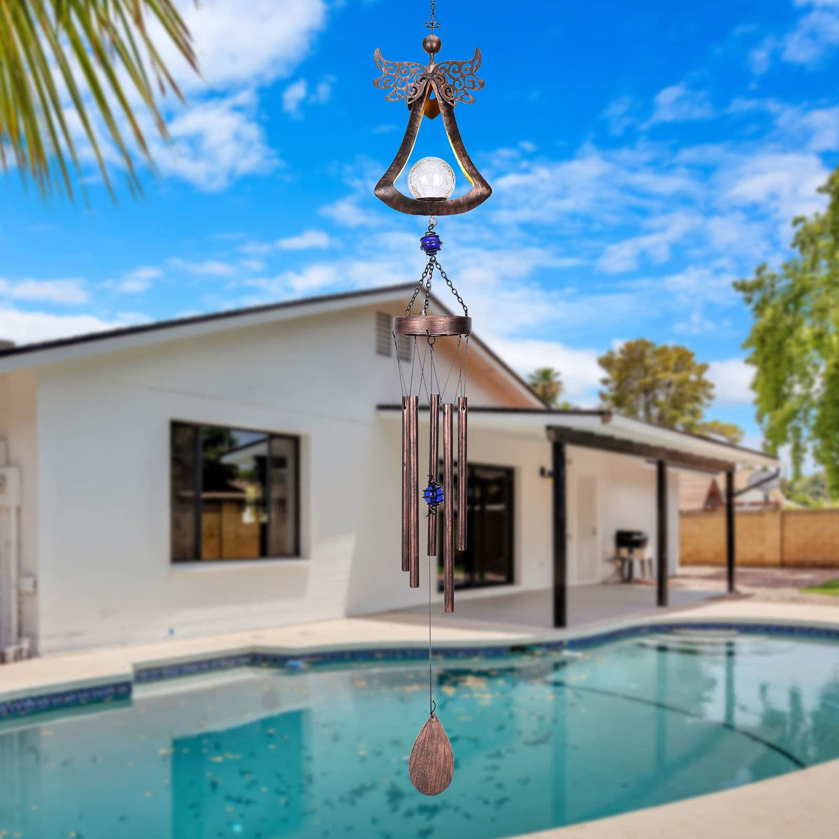 Solar Wind Chime for Outside (42")