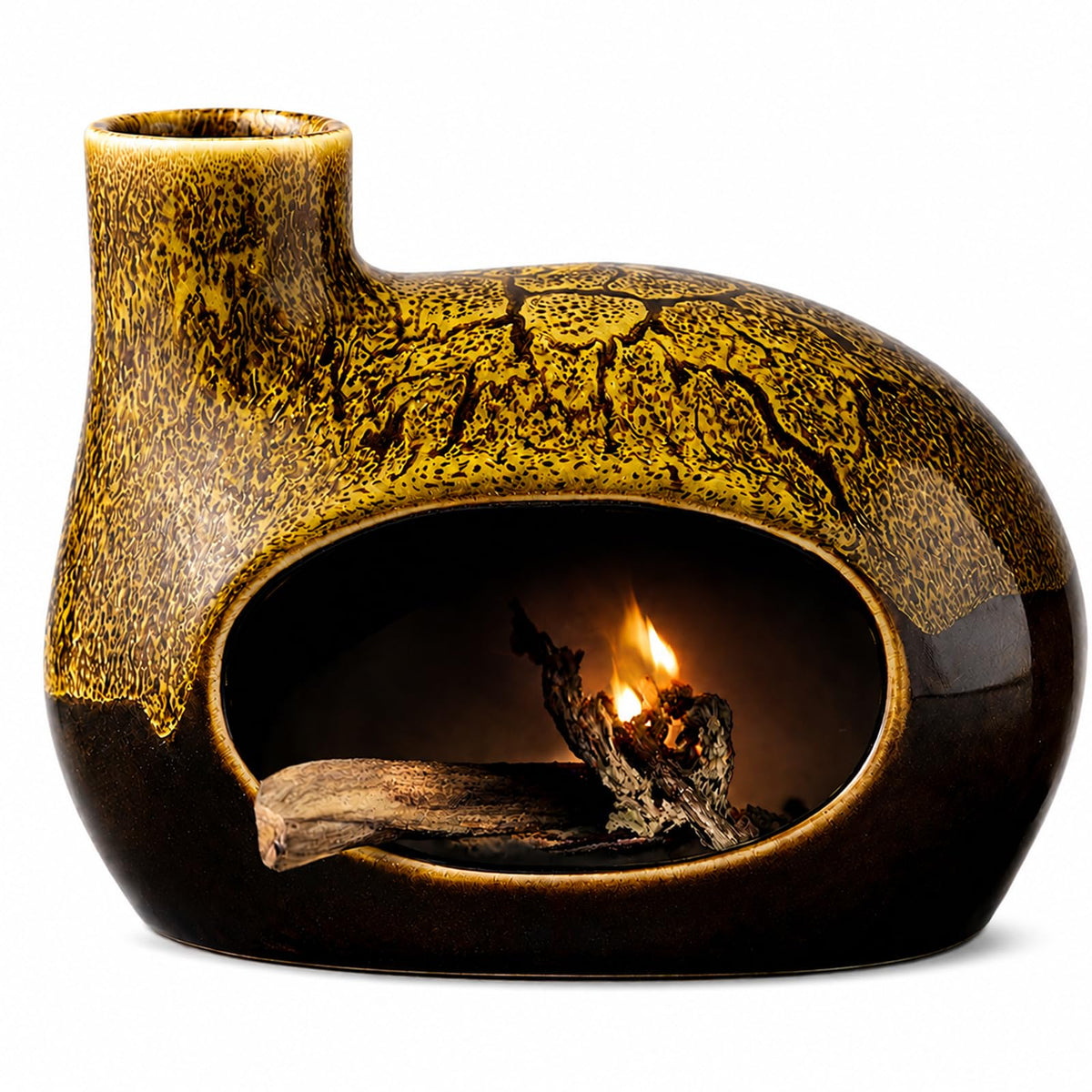 Handcrafted Ceramic Palo Santo Holder (Yellow)