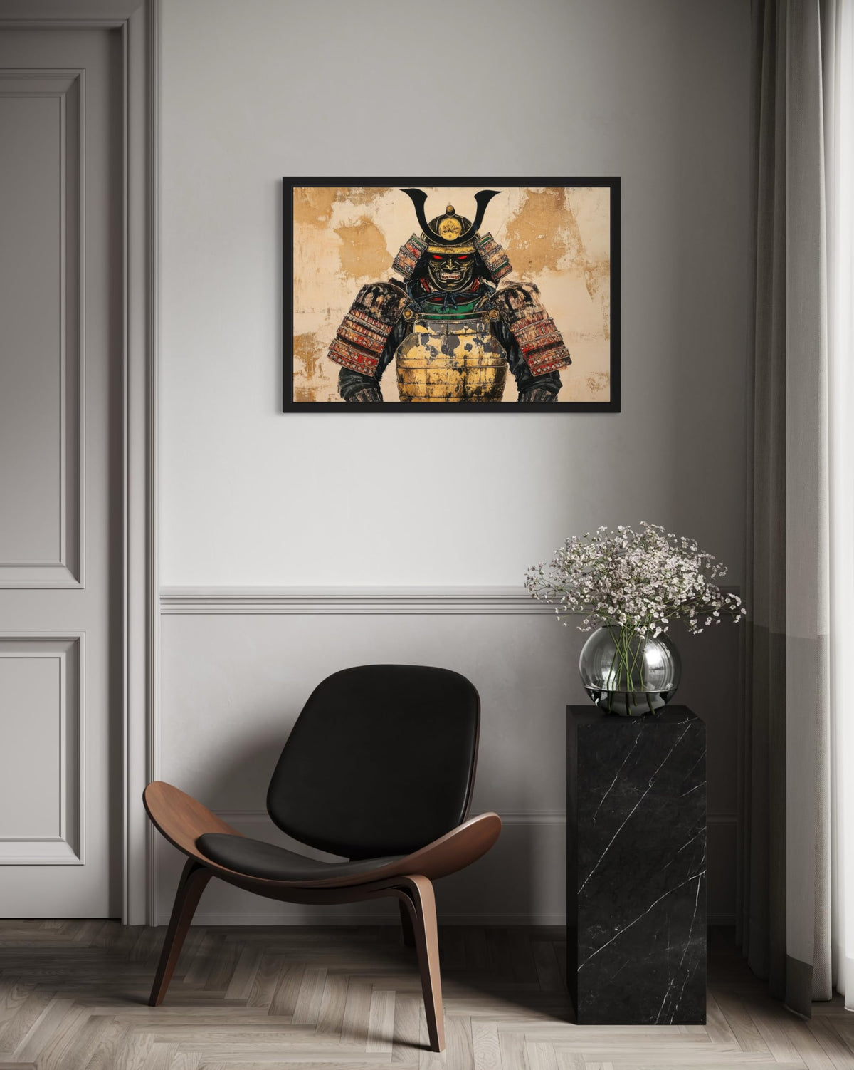 Samurai Armor Unframed Wall Art Print Poster (Samurai Armor / 36"L x 24"W)