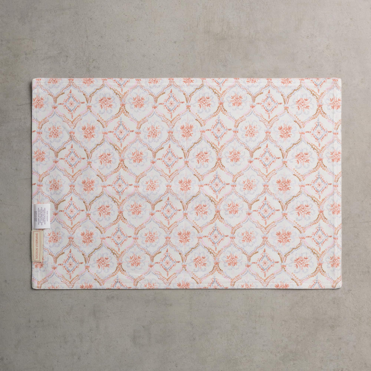 Placemats Set of 4 Reusable 100% Cotton (057 - Fair Isle / 13" X 19" (Pack of 4))