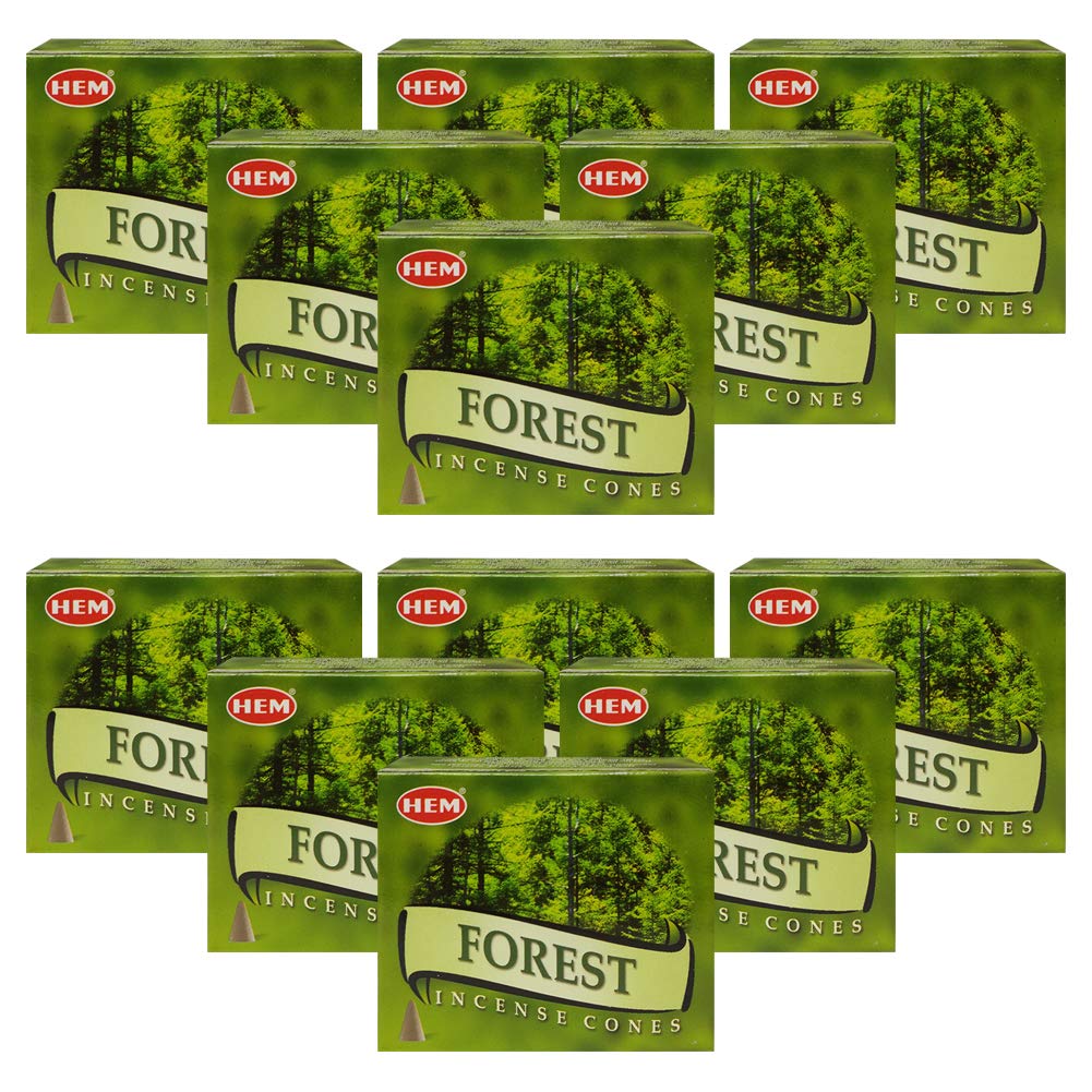 Forest Incense Cones & Cone Incense Burner Bundle (Forest)
