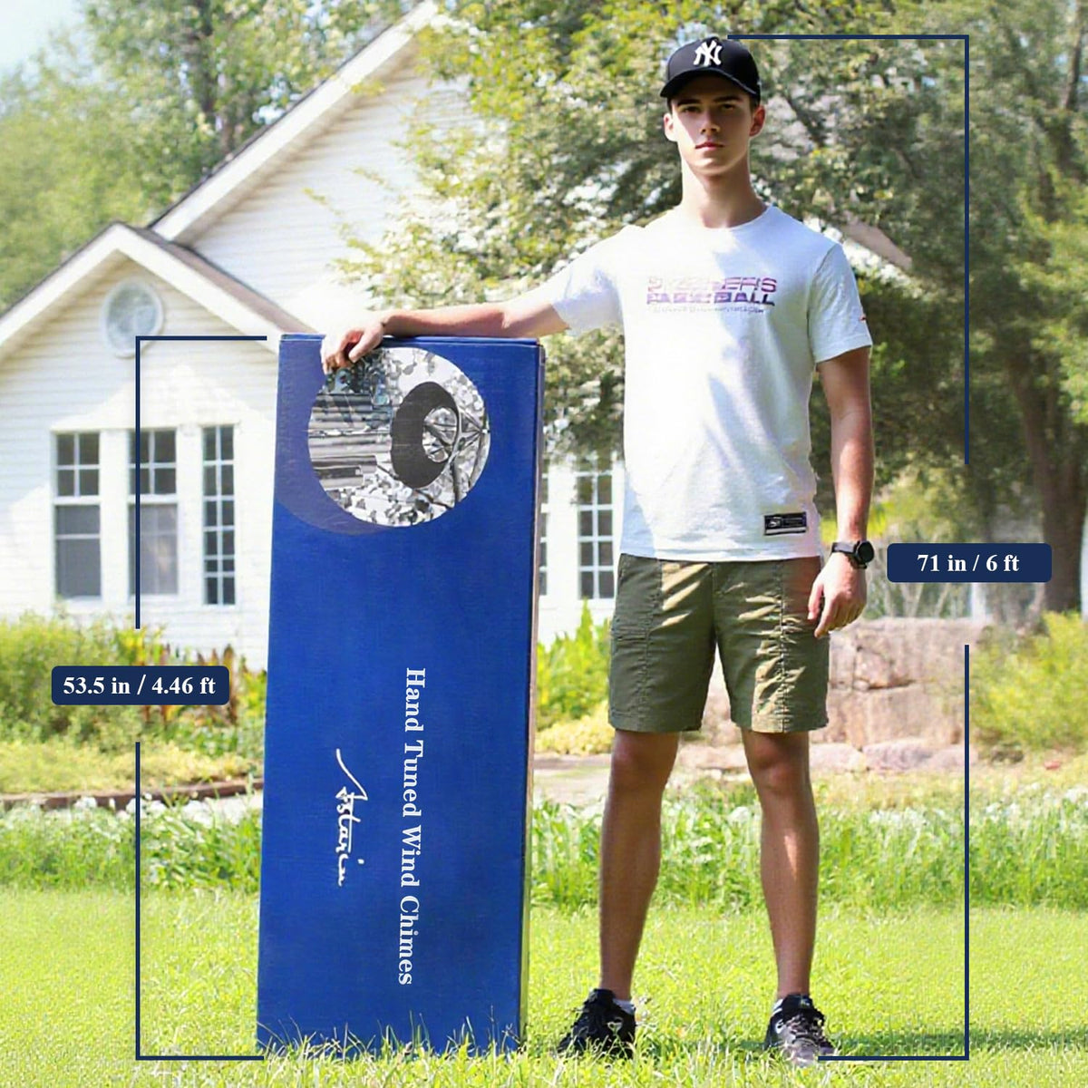 78" Wind Chimes Outside (78" Bronze)