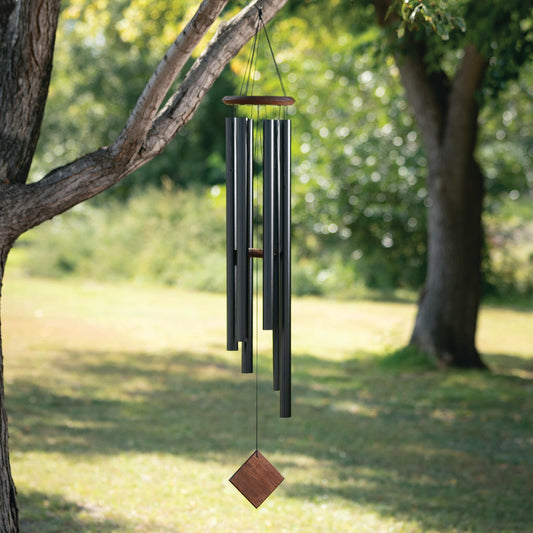 Neptune Wind Chime for Outside 54" Large Black (54" Black)