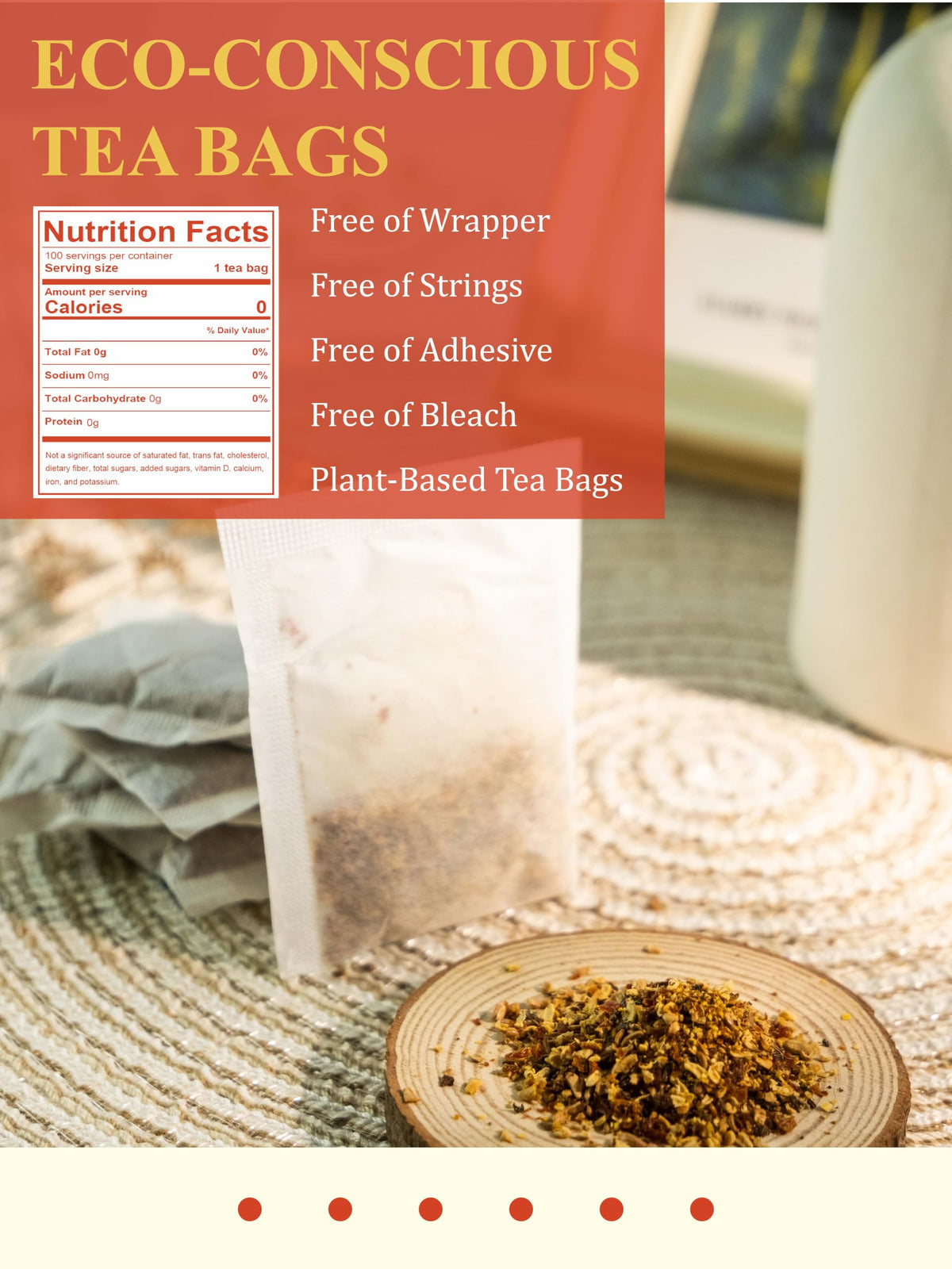 Organic Rosehips Tea Bags