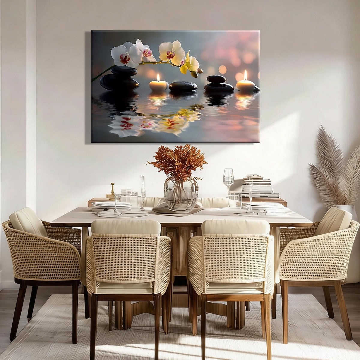 Elegant Orchid Wall Decor (Pictures8 / 18"L x 12"W)