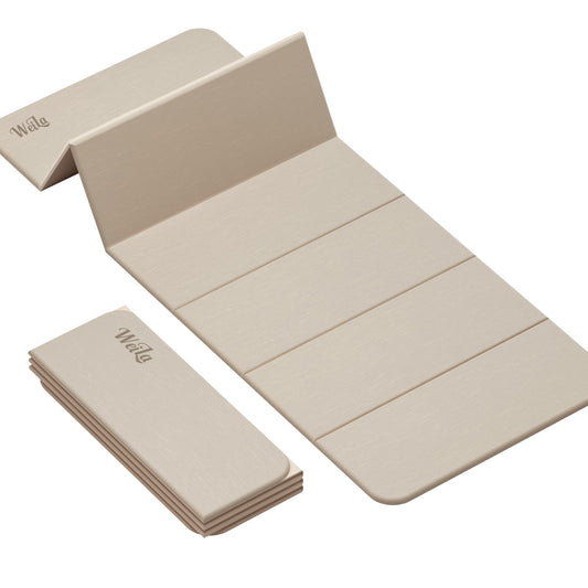 1 2 Inch 70"x24" Foldable TPE Yoga Mat (Cinnamon)