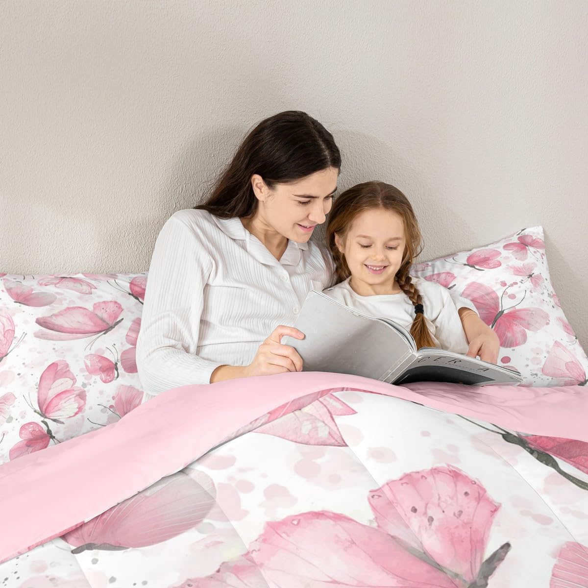 Girls Butterfly Kids Comforter Set Full Size for Kids Boys Girls (Multi 815 / Full)
