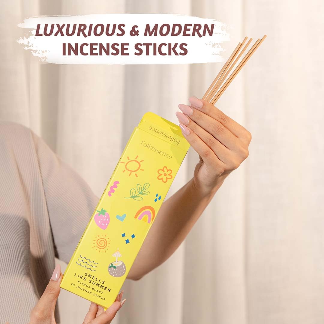 Premium Summer Incense Sticks (Pack of 75)
