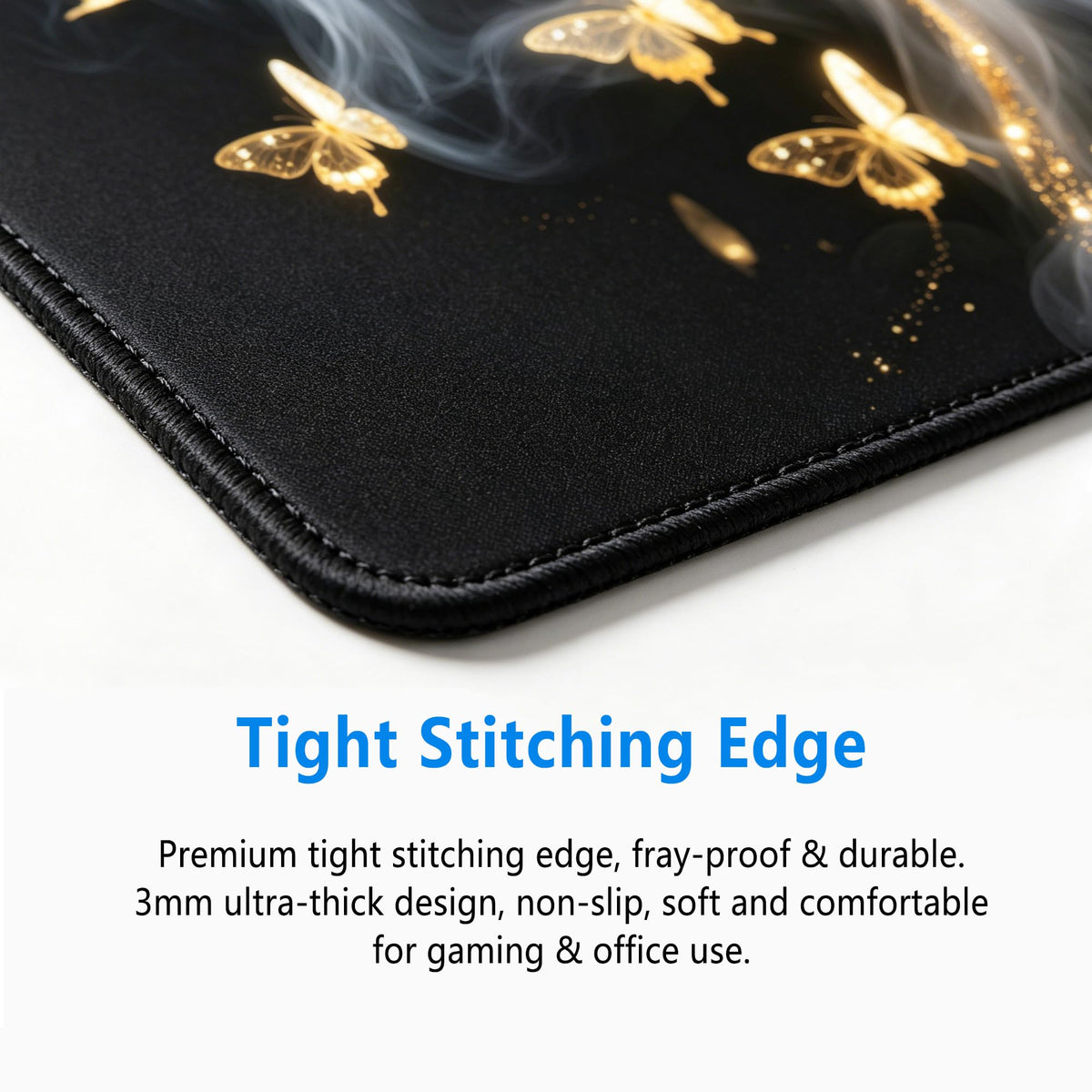 Gold Butterfly Mouse Pad (Gold Butterfly)