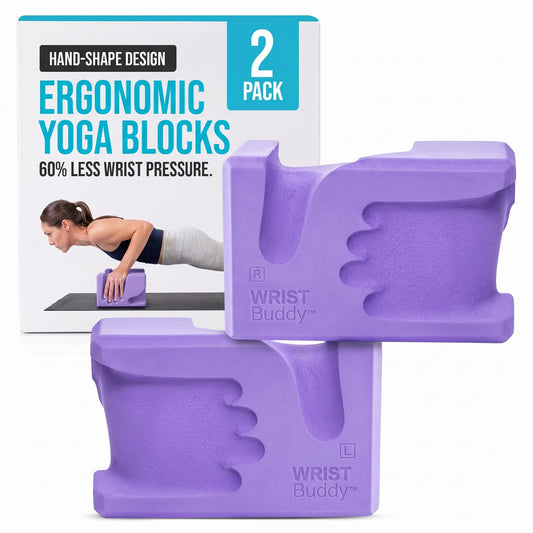 WRISTBuddy® Yoga Blocks 2 Pack (Lavender)