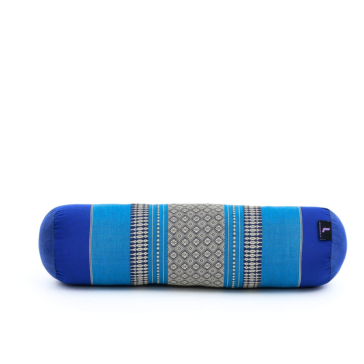 Yoga Bolster 20 x 6 x 6 inches Kapok Roll for Meditation & Massage (Sf28 - Blue)
