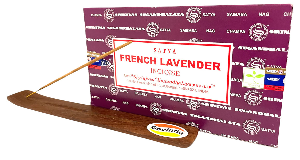 Incense Stick Holder Bundle with Satya Bangalore (French Lavender)